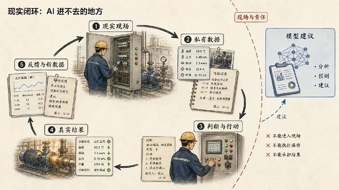 现实闭环：AI 进不去的地方
