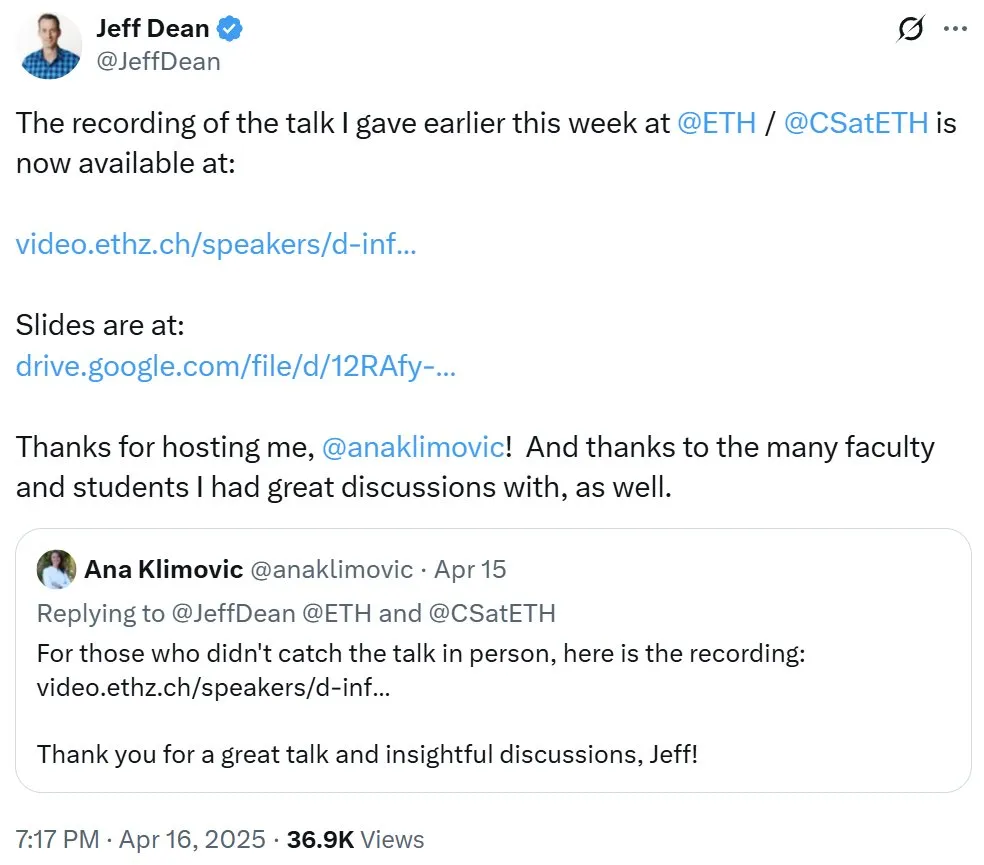 Jeff Dean 解读AI 进化史：Transformer、蒸馏、MoE、CoT 等关键技术回顾- AI资讯- 冷月清谈