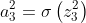 a_3^2 =\sigma\left( {z_3^2}\right)